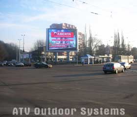 The 5th LED screen by our company in Kaliningrad