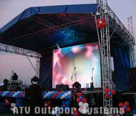 LED screen uses a brand new technology of LED curtains